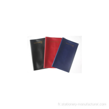 Fournitures de protection de couverture de livre en cuir PVC